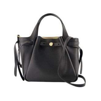 Tory Burch Tory Burch, Handbags, female, Black, Size: ONE SIZE Black Leather Satchel Purse with Handles