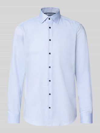 Christian Berg Regular Fit Business Hemd aus Baumwolle mit Kentkragen in Royal, Gr&ouml;&szlig;e 39/40