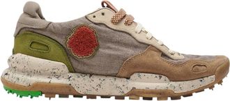 Satorisan Sneakers, male, Multicolor, Size: 11 US Beige Linen Sneakers