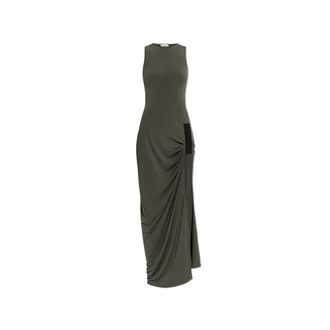 Coperni Maxi Dresses, female, Green, Size: S Sleeveless Dress
