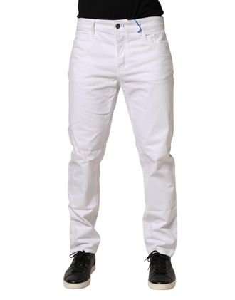 Siviglia Mid Waist Cotton Skinny blue Men Trouser Mens Jeans (Pre-Owned)