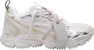 Off-white Sneakers Out Of Office Mesh And Leather White