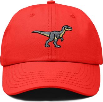 Dalix Velociraptor Dad Cap in Red at Nordstrom