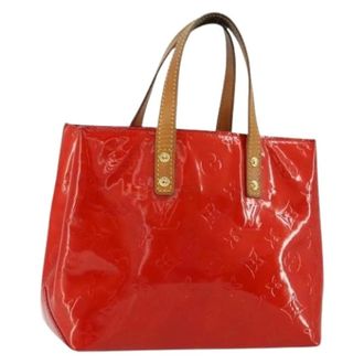 Louis Vuitton Pre-owned Handbags, female, Red, Size: ONE SIZE Pre-owned Vintage Patent Leather Hand Bag