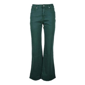 P.A.R.O.S.H. P.a.r.o.s.h., Dames, Jeans, Groen, Maat: S Katoen
