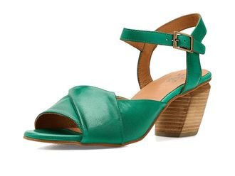 Miz Mooz Attie Heeled Sandals Womens Sandals Emerald : EU 42 (US Womens 10.5-11) B - Medium, Leather