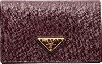 Prada Small Saffiano Leather Bifold Wallet