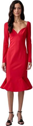 Pinko Abito midi a sirena - - Dresses - Donna - Rosso - M