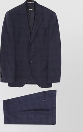HUGO BOSS virgin wool single-breasted suit