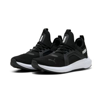 Puma Laufschuh PUMA SOFTRIDE ENZO 5, Gr. 42,5, schwarz-weiss (puma schwarz, puma wei&szlig;), Textil, Schuhe Laufschuh