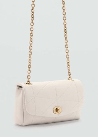 Mango Borsa a tracolla falda bianco sporco - Donna - Taglia unica - MANGO