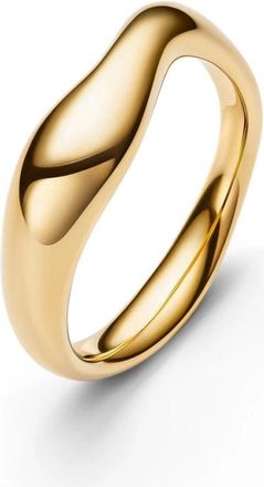 Maria Black Vayu Ring - unisex - Ringen - Geel - 60 MM - Accessoires
