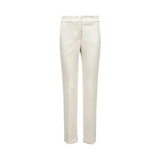 PESERICO Straight Broeken - Dames - Straight fit broeken - Wit - XS - Broeken