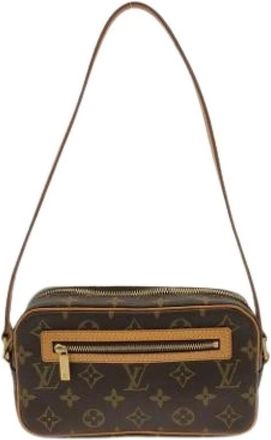 Louis Vuitton Pre-owned Shoulder Bags, female, Brown, Size: ONE SIZE Pre-owned Pochette Shoulder Bag