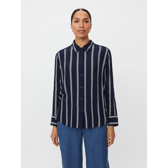Masai MaIrvela Striped Shirt in Navy Blazer at Nordstrom, Size X-Small
