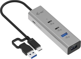 OEM I-tec Metal Universal Charging Hub 2xusb-c + 2x Usb-a Port + Power Delivery 85w