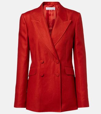 Gabriela Hearst Blazer Angela in twill di lino