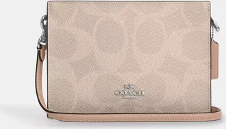 Coach Slim Crossbody Bag In Signature Canvas