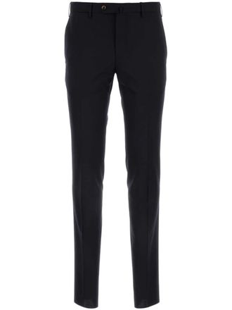 Pantaloni Torino pressed-crease tailored trousers - men - Elastane/Virgin Wool - 60 - Blue