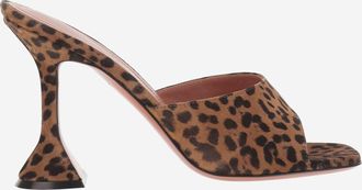 Amina Muaddi Lupita lederen sandalen