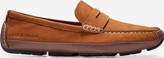 Cole Haan Mens Wyatt Penny Driver Shoes In British Tan