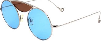 Eyepetizer John C.1-8-2 Mens Sunglasses Silver Size 49