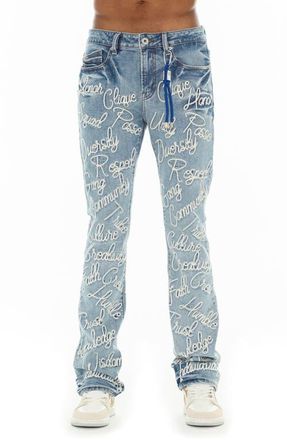 Cult of Individuality Lenny 603 Bootcut Jeans in Acid at Nordstrom, Size 31