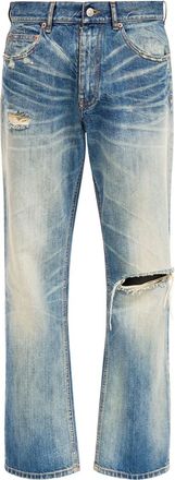 Maison Margiela Jeans con cinque tasche - Blu