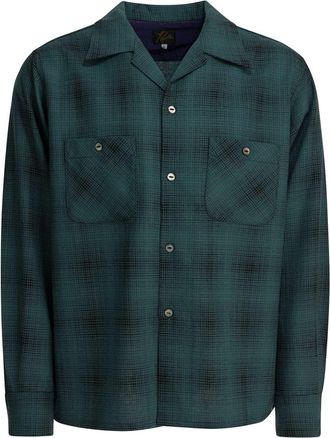 Needles Checked Wool One-Up Shirt
