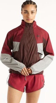 New Balance Donna RC Jacket in Marrone/Rosso, Politessuto, Taglia XL