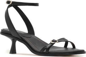 FRANKiE4 Jolie Slide Ankle Strap Sandal in Black at Nordstrom, Size 7.5