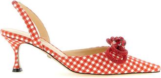 Mach & Mach Red Slingback Heels