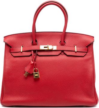 Herm&egrave;s Pre-owned Hermes Togo Birkin Retourne 35 WH4ILG86G6SMQD4K