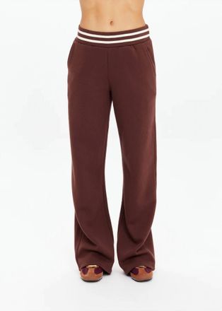 The Upside Toluca High Rise Wide Leg Pant In Brown