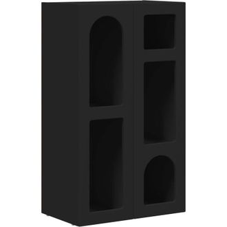 vidaXL Aparador Negro 59 X 35 X 100,5 Cm Madera De Ingenier&iacute;a Vidaxl