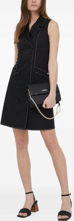 Pennyblack Abito corto doppiopetto smanicato - Nero