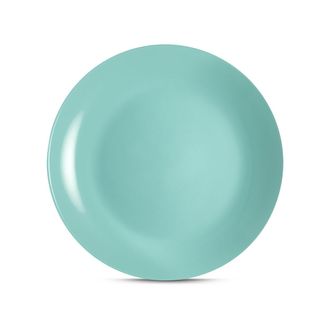 Kaleidos Milano Línea Mitika - juego de 6 platos llanos Portocervo, azul claro