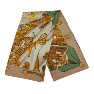 Herm&egrave;s Pre-owned Scarves, female, Multicolor, Size: ONE SIZE Pre-owned Soleil de Soie Scarf