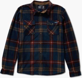 Salty Crew Mens Swellter Polar Fleece Shirt In Navy