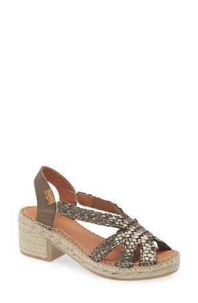 Toni Pons Doris Espadrille Sandal in Bronze at Nordstrom, Size 5.5-6Us