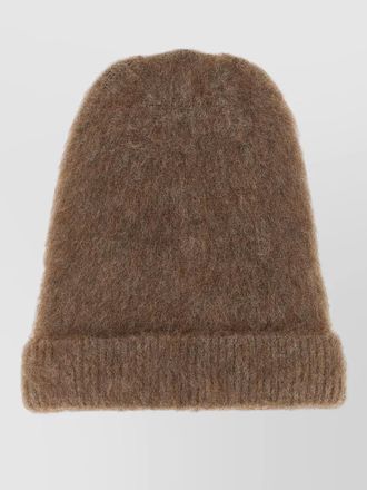 Maison Margiela signature stitches cap folded brim texture