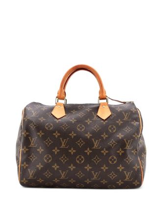 Louis Vuitton Speedy Handbag Monogram Canvas 30 satchel - Marrone