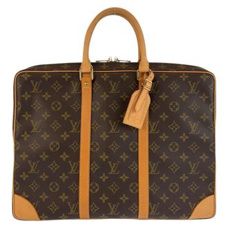 Louis Vuitton Brown Monogram Monogram Briefcase (Pre-Owned)