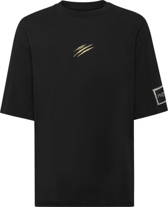 Plein Sport T-Shirt Round Neck Ss Label