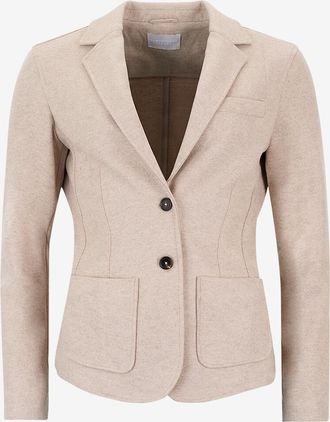 Hemisphere Taillierter Jersey-Blazer mit aufgesetzten Taschen Dafne