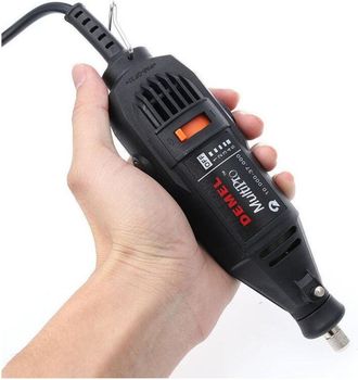 Trade Shop Trade Shop - Amoladora Taladro Drimel Multipro 130 Watt Mini Multiusos Multifuncion