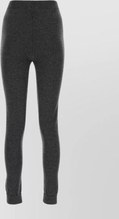Saint Laurent elastic waistband cashmere leggings
