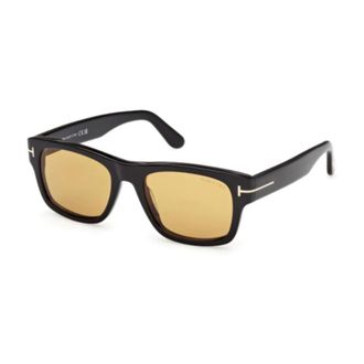 Tom Ford Sunglasses, unisex, Black, Size: 53 MM Smith Sunglasses