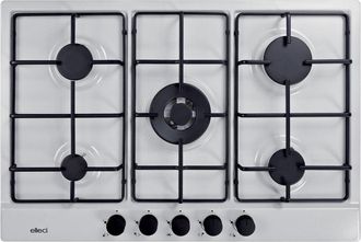 Elleci Elleci Style 75 G68 Blanco Empotrado 75 Cm Gas 5 Quemador(es)