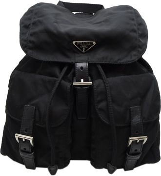 Prada Black Nero Nylon Backpack (Pre-Owned)